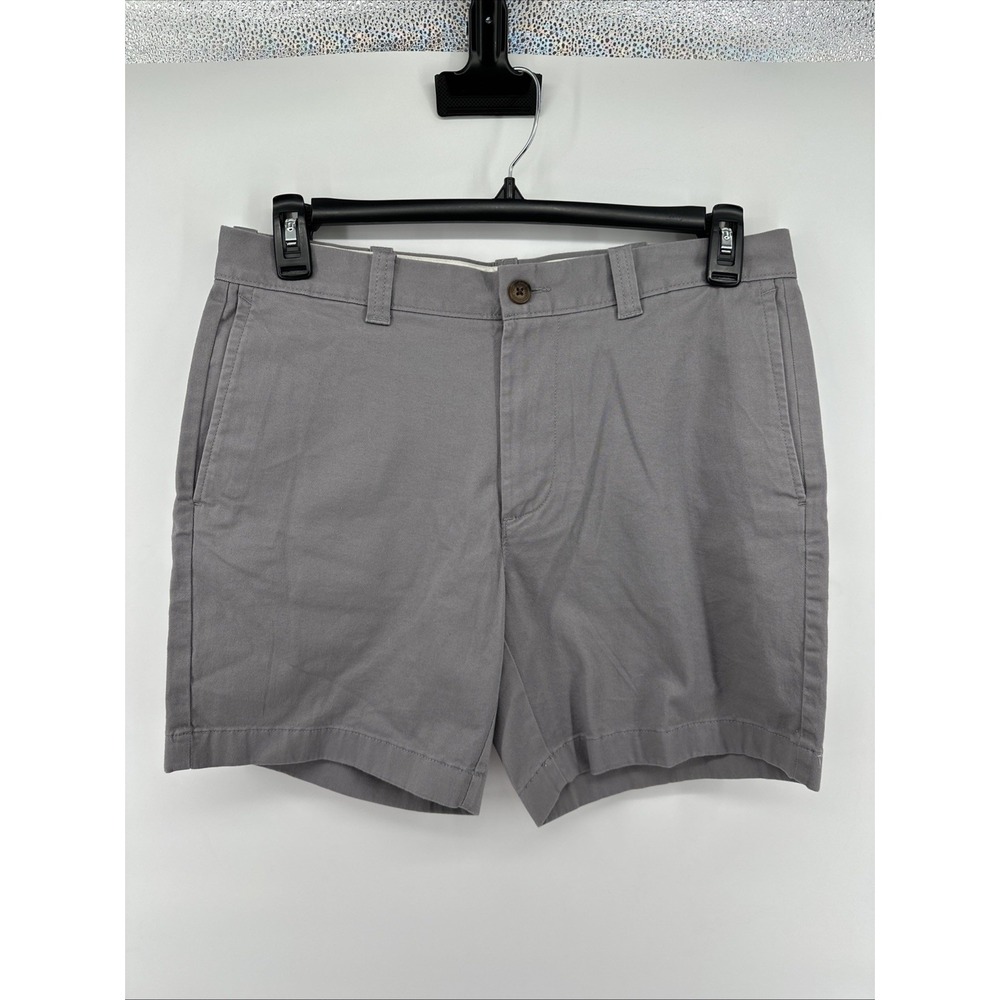J.Crew Mens 7 Inch Inseam Chino Shorts Gray size 32 NEW